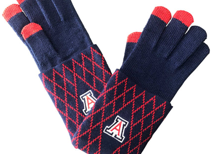 Arizona Wildcats Knit Gloves with Tech Fingertips