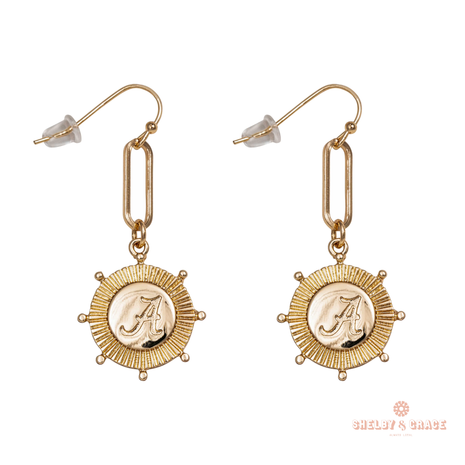 Alabama Crimson Tide Pixel Earrings