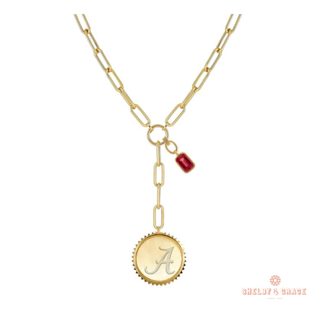 Alabama Crimson Tide Sedum Necklace