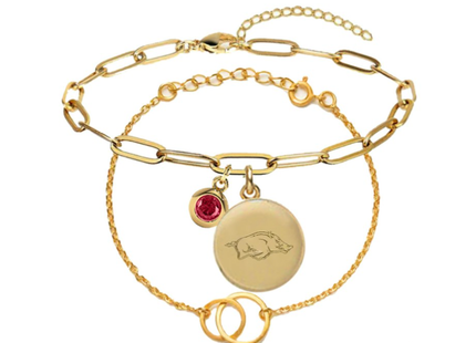 Arkansas Razorbacks Jacaranda Bracelet