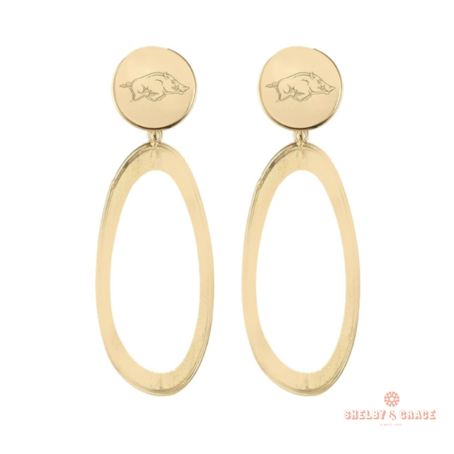 Arkansas Razorbacks Millie Earrings