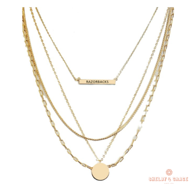 Arkansas Razorbacks Taytum Necklace