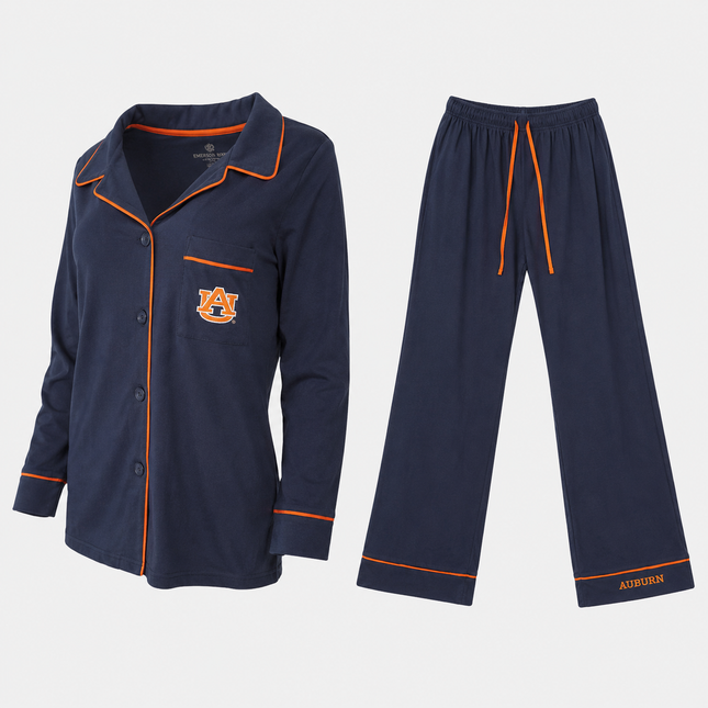 Auburn Tigers Pima Cotton PJ Set