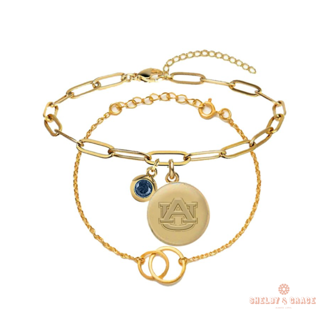 Auburn Tigers Jacaranda Bracelet