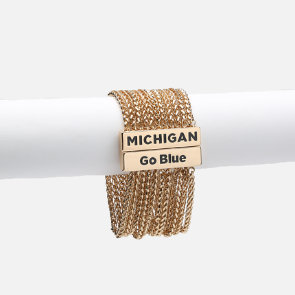 Michigan Wolverines Jolie Bracelet