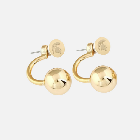 Michigan State Spartans University Sasha Earrings