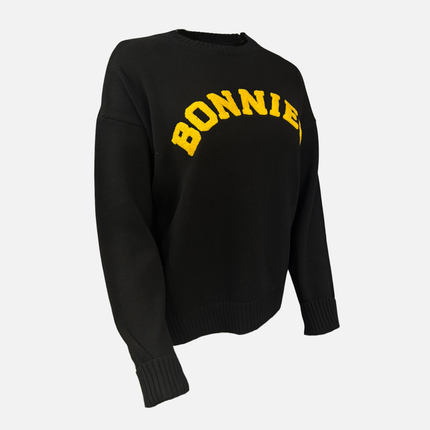St. Bonaventure Bonnies "BONNIES" Black Darby Sweater - Only 1 Left!