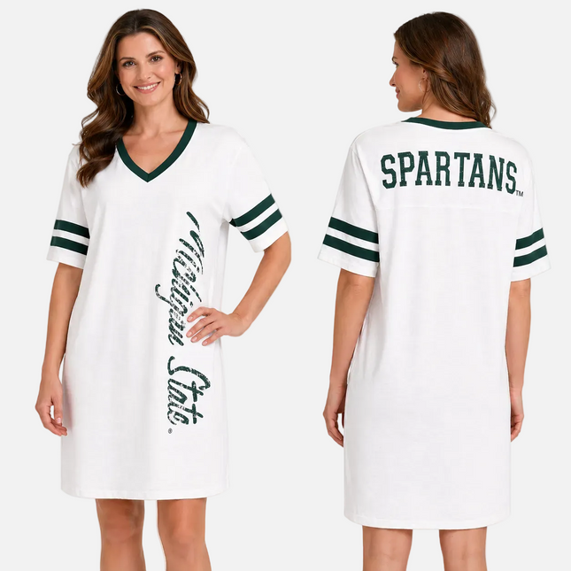 Michigan State Spartans Football Jersey Nightshirt