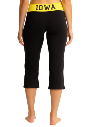 Iowa Hawkeyes Crop Yoga Pant
