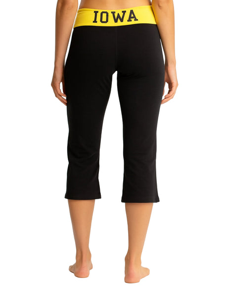 Iowa Hawkeyes Crop Yoga Pant