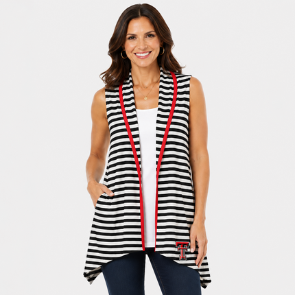 Texas Tech Red Raiders Striped Cotton Vest