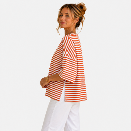 Texas Longhorns Margo Stripe Top