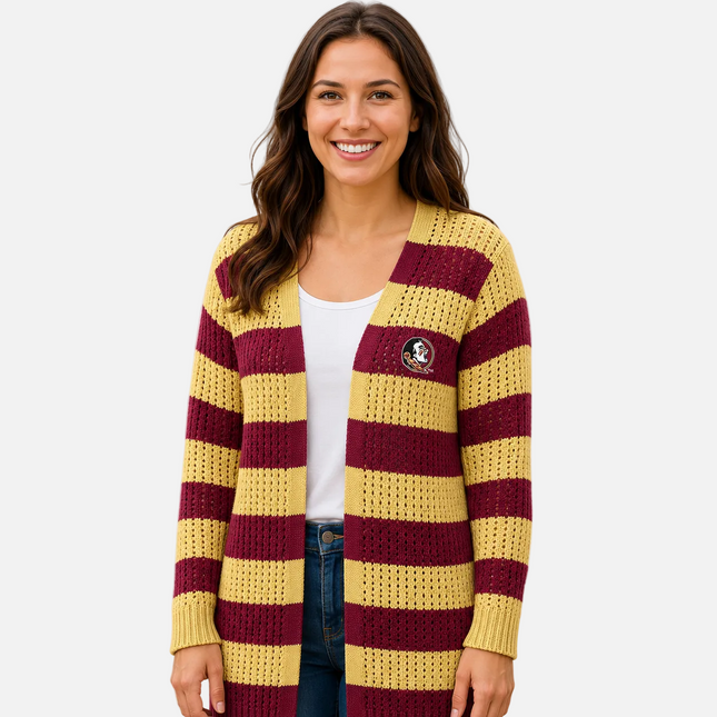 Florida State Seminoles Open Knit Cardigan