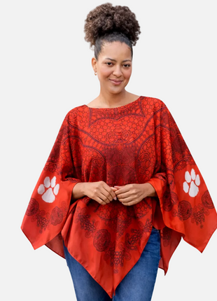 Clemson Tigers Lily Scarf Poncho