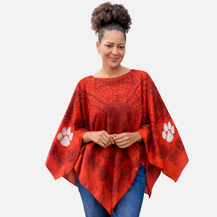 Clemson Tigers Lily Scarf Poncho