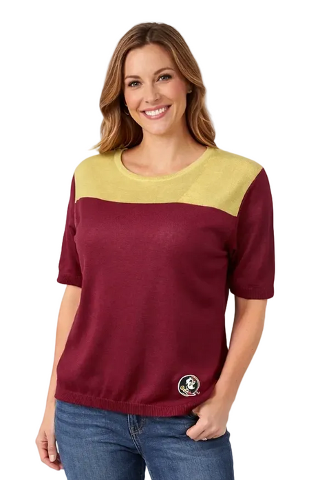 Florida State Seminoles Short Sleeve Sweater