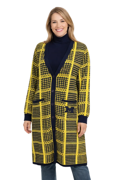 Michigan Wolverines Poplar Cardigan