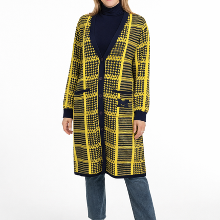 Michigan Wolverines Poplar Cardigan Sweater