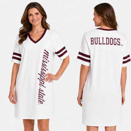 Mississippi State Bulldogs Football Jersey Nightshirt