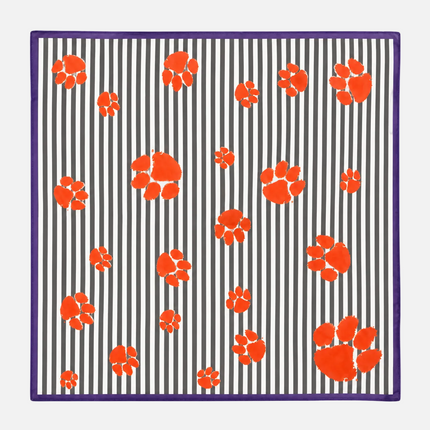 Clemson Tigers Alyssa Hair Square Scarf