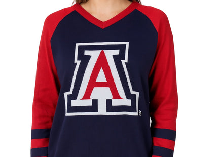 Arizona Wildcats V Neck Logo Sweater