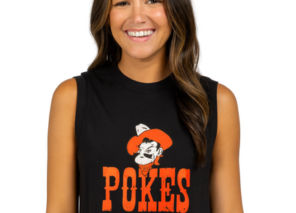 Oklahoma State Cowboys Zora Cropped Tank