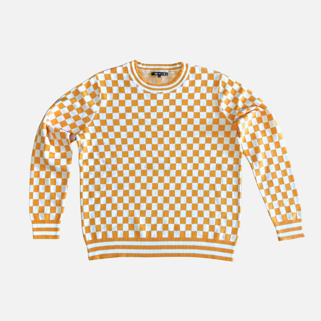 Tennessee Orange & White Checkered Sweater