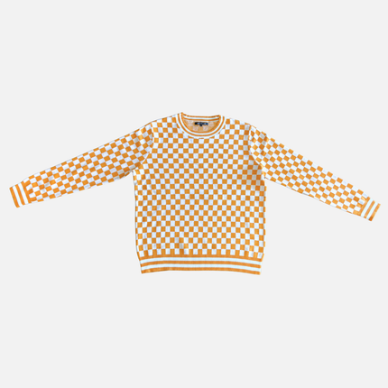 Tennessee Orange & White Checkered Sweater