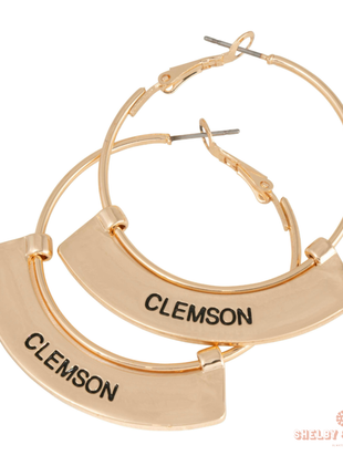 Clemson Tigers Weller Earrings