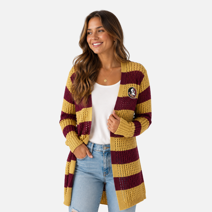 Florida State Seminoles Open Knit Cardigan