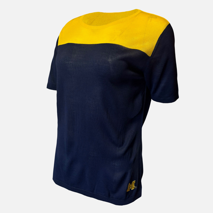 Michigan Wolverines Short Sleeve Sweater