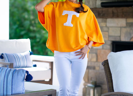 Tennessee Volunteers Ash Raglan Top