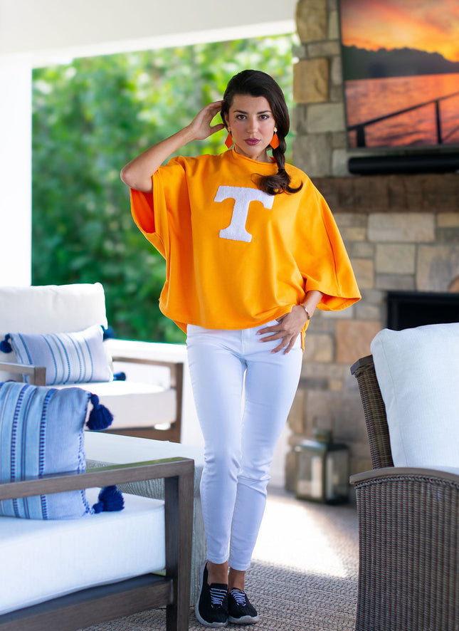 Tennessee Volunteers Ash Raglan Top