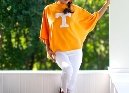 Tennessee Volunteers Ash Raglan Top