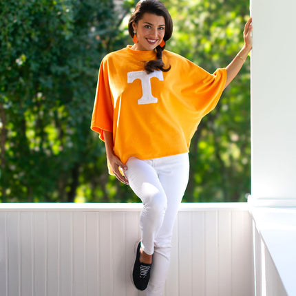 Tennessee Volunteers Ash Raglan Top