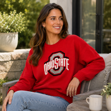 Ohio State Buckeyes Darby Cotton Sweater