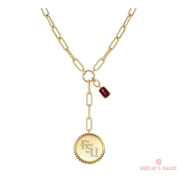Florida State Seminoles Sedum Necklace