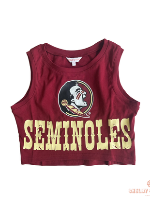 Florida State Seminoles Zora Cropped Tank