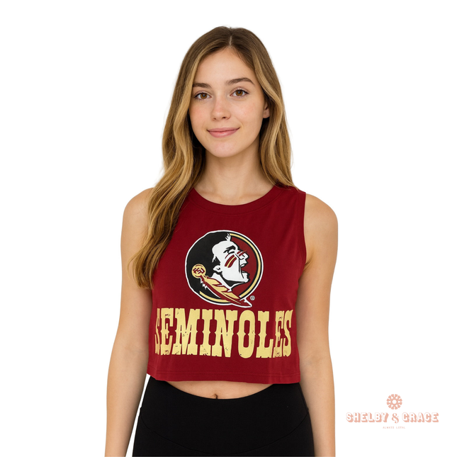 Florida State Seminoles Zora Cropped Tank