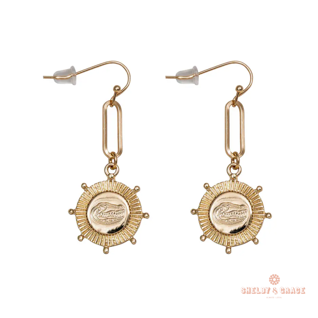Florida Gators Pixel Earrings