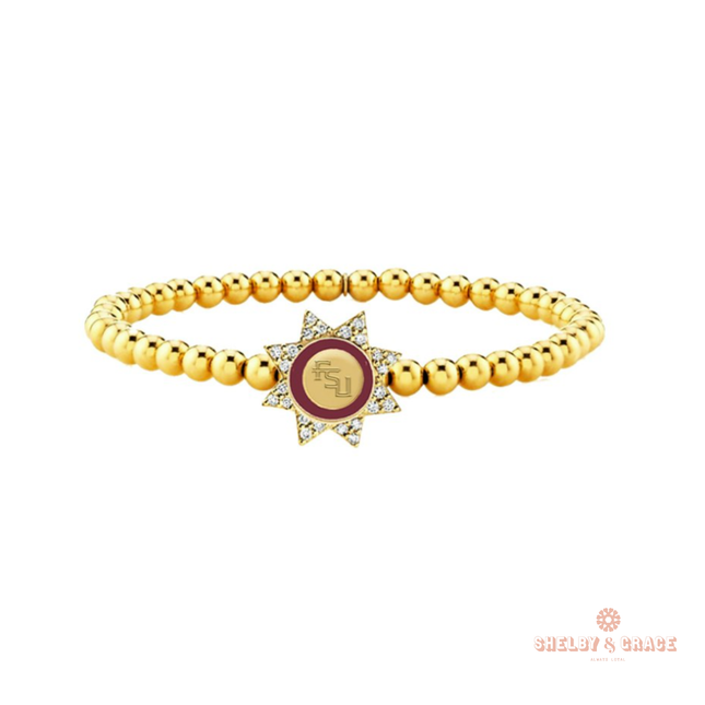 Florida State Seminoles Begonia Bracelet
