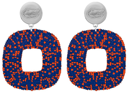 Florida Gators Tigris Hand Beaded Earrings