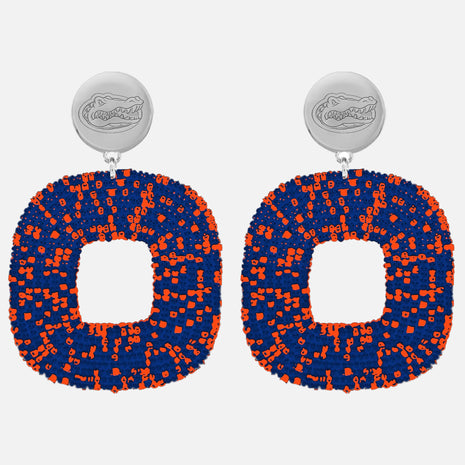 Florida Gators Tigris Hand Beaded Earrings
