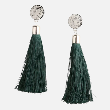 Michigan State Spartans Tia Tassel Earrings