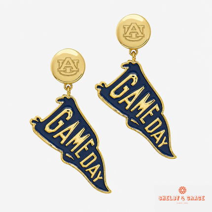 Auburn Tigers Flags Earrings
