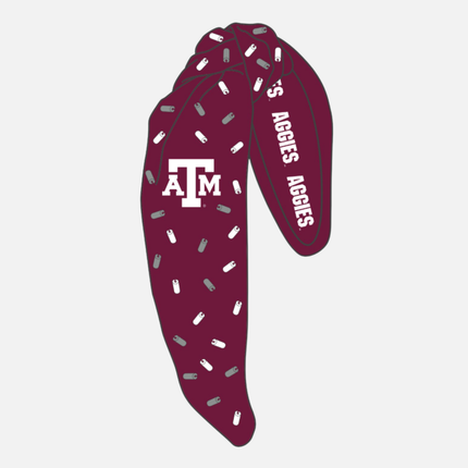 Texas A&M Aggies Confetti Lindsay Knot Headband