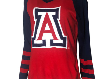 Arizona Wildcats V Neck Logo Sweater