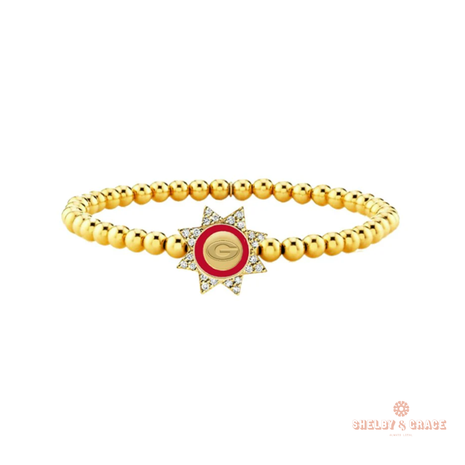Georgia Bulldogs Begonia Bracelet