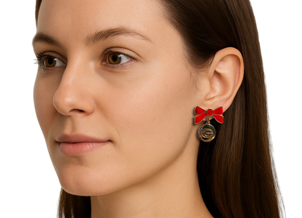 Georgia Bulldogs Impatiens Earrings