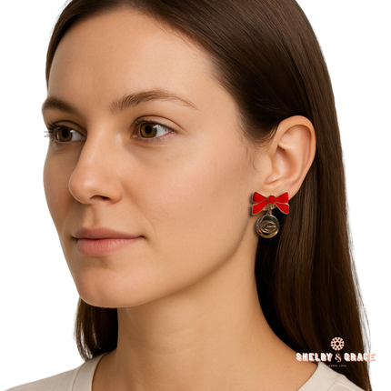 Georgia Bulldogs Impatiens Earrings